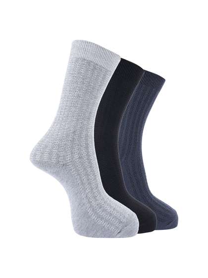 Dollar Men Pack of 3
                        Free Size Full Length Cotton Socks