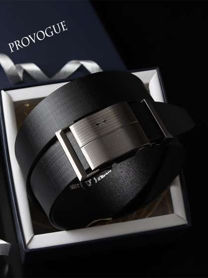 Provogue Men Textured
                    Leather Belt