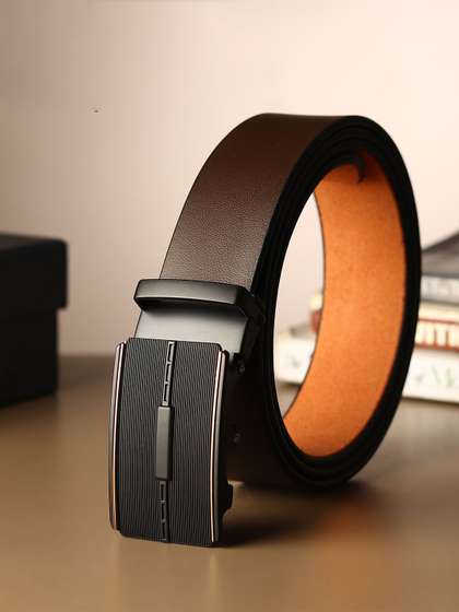 Provogue Men Textured
                    Leather Belt