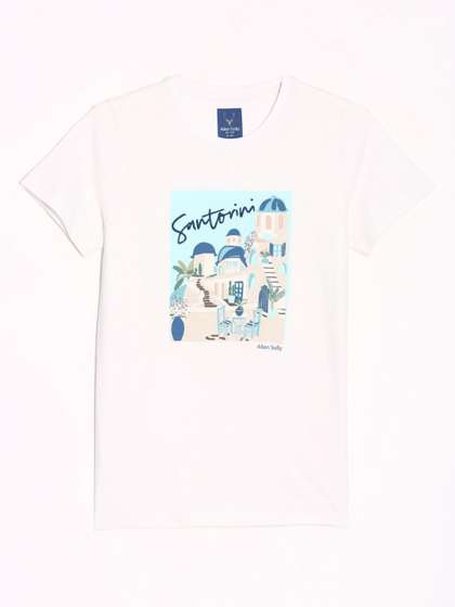 Allen Solly Junior Boys
                    Graphic Printed Round Neck Cotton T-shirt