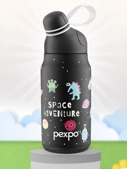 Pexpo PIANO Black
                    Conversational Stainless Steel Double Wall Vacuum
                    Flask - 420ml