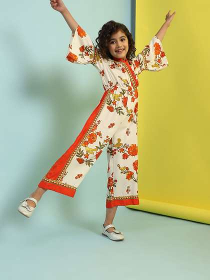 Biba Girls Printed Basic
                    Jumpsuit