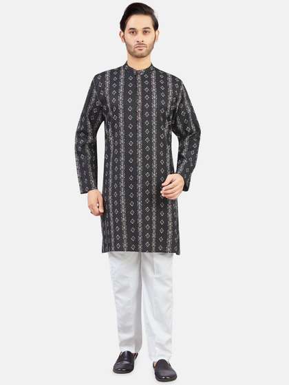 Studio Shringaar Printed Cotton Straight Kurta