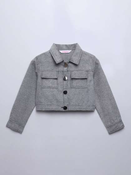 taffykids Girls Cotton Denim Jacket
