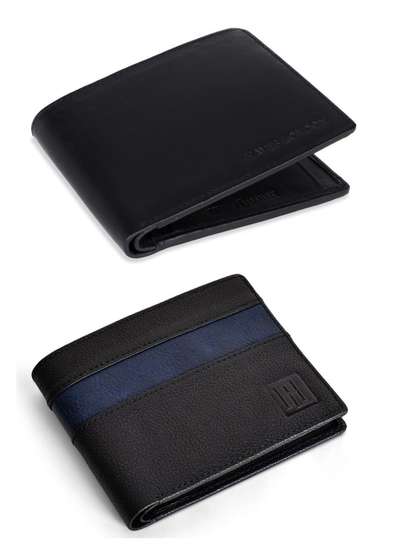 Hayes London Men
                      Wallets Pack of 2 Genuine Leather with RFID
                      Blocking Combo