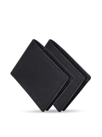 Hayes London Men Wallets
                    Pack of 2 Genuine Leather with RFID Blocking Combo