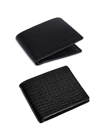Hayes London Men Wallets
                    Pack of 2 Genuine Leather with RFID Blocking Combo