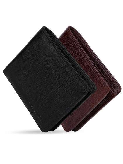 Hayes London Men Wallets
                    Pack of 2 Genuine Leather with RFID Blocking Combo