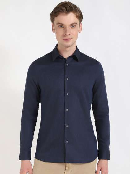 Price History of Calvin Klein Jeans Men Opaque Casual Shirt (40