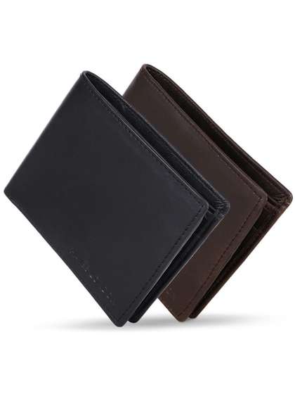 Hayes London Men Wallets
                    Pack of 2 Genuine Leather with RFID Blocking Combo