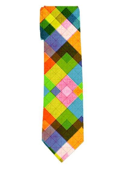 Blacksmith Men Checked
                    Broad Tie