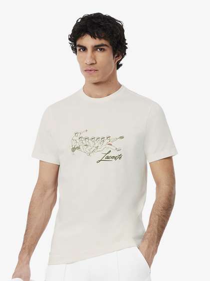 Price History of Lacoste Men Printed T-shirt from Myntra 111_14508457