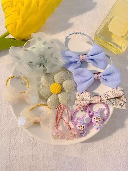 SYGA Girls Set Of 11
                      Hair Accessory