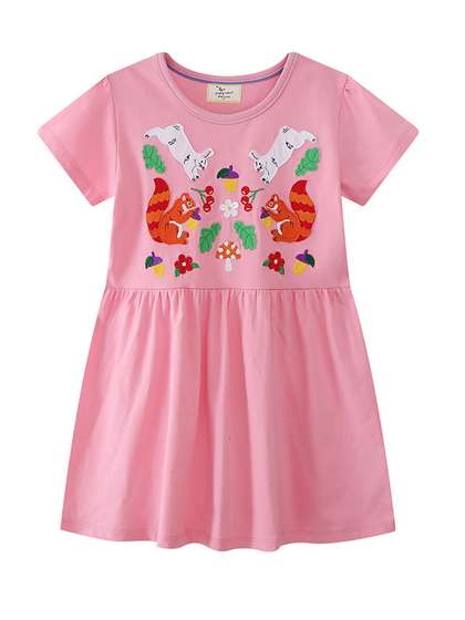 LULU & SKY Girls
                      Embroidered Nightdress