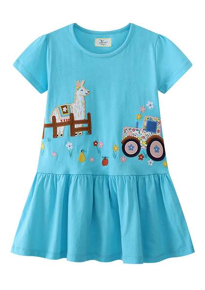 LULU & SKY Girls
                      Embroidered Nightdress