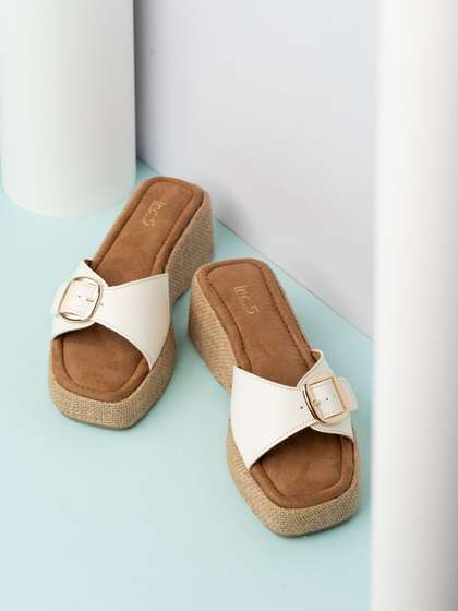 Inc 5 Women Wedge
                        Sandals with Buckles