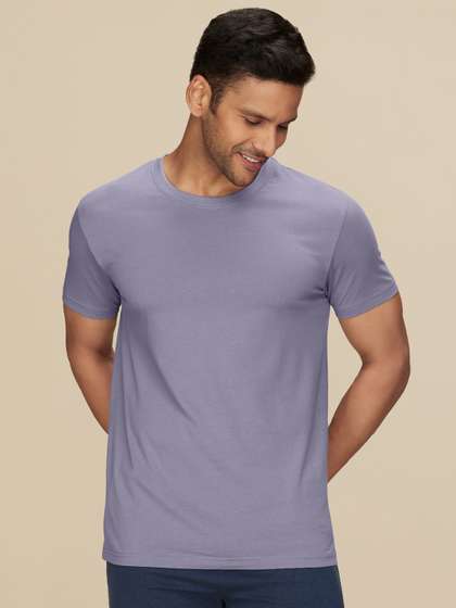 XYXX Pace Ultra Breezy, Super combed Cotton Solid Crew Neck T-Shirt