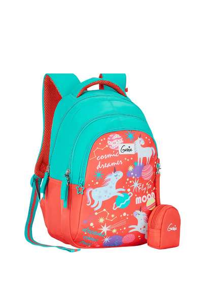 Genie Girls Graphic
                    Printed Backpack