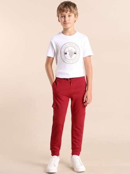 U.S. Polo Assn. Kids
                    Boys Pure Cotton Jogger Trousers