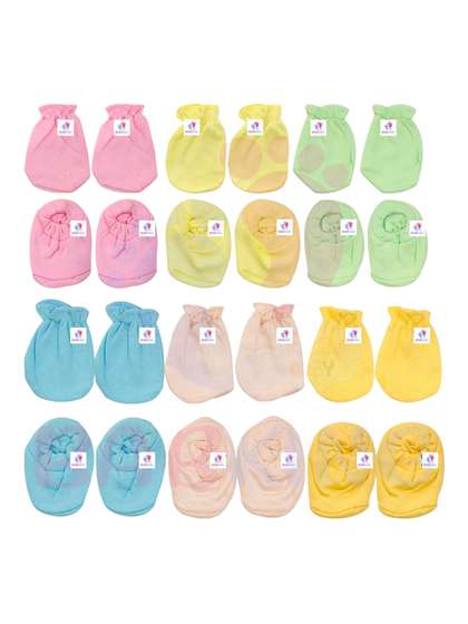 Bigbought Infants Kids
                    Pack of 6 Cotton Mittens
