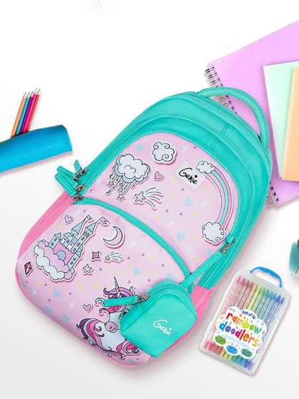 Genie Girls Graphic Printed Backpack