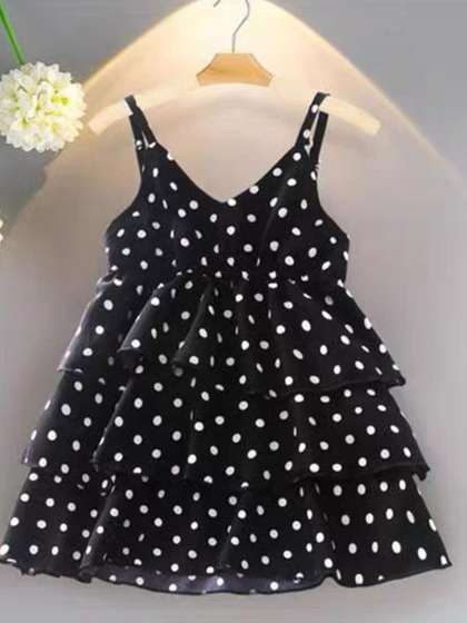 BAESD Polka Dot Fit
                    & Flare Dress