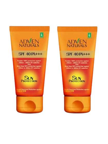 ADVEN Naturals Set
                          Of 2 SPF 40 PA+++ Sun Protection Cream - 100g
                          Each