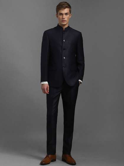 Louis Philippe Men
                        Printed Single-Breasted Two-Piece Formal Suit
