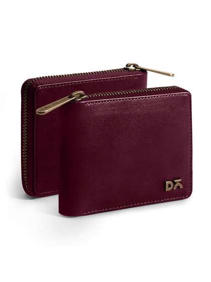 DailyObjects BURND VEG
                    LEATHER ZIP WALLET