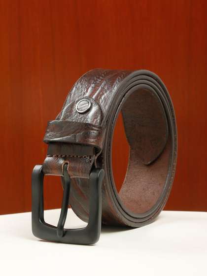 Teakwood Leathers Men
                    Textured Leather Belt