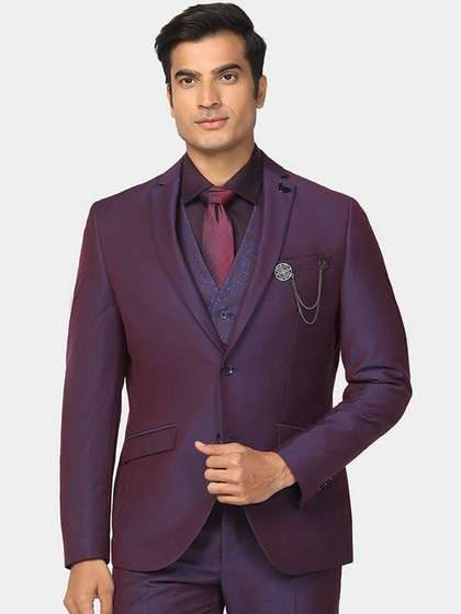 Blackberrys Slim-Fit
                        Single-Breasted Three-Piece Suit