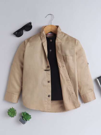 BAATCHEET Boys Opaque
                      Party Shirt