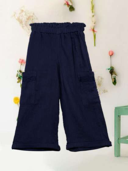 SAKA DESIGNS Girls Straight Palazzos
