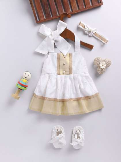 VASTRAMAY Fit &
                    Flare Dress
