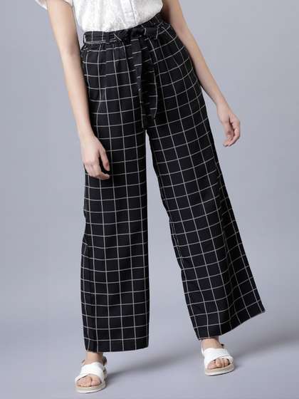 Tokyo Talkies Women Checked Palazzos