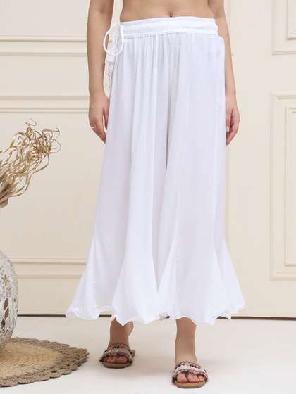 Valles365 by S.C. Women Flared Palazzos