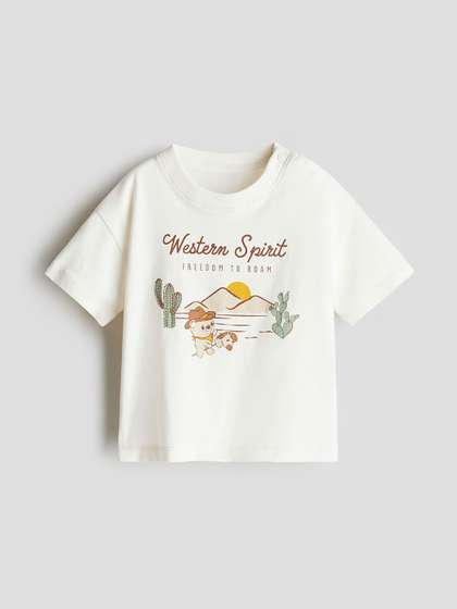 H&M Printed Cotton T-shirt
