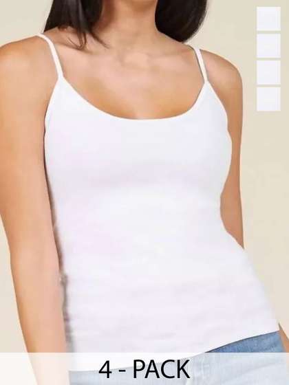 inner element Pack
                          Of 4 Cotton Camisoles