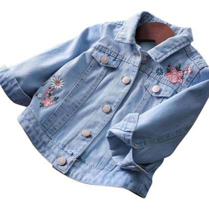 StyleCast x Revolte Girls Cotton Denim Jacket