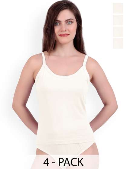 inner element Pack
                          Of 4 Pure Cotton Camisoles