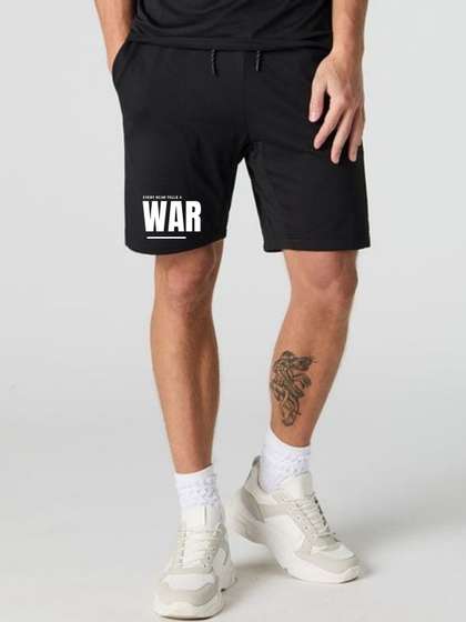 Price History of FABSTIEVE Typography Printed Shorts from Myntra