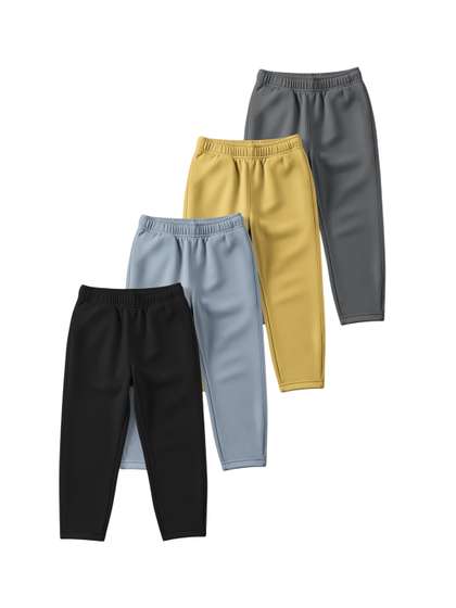 HELLCAT Boys Pack Of 4
                    Mid-Rise Track Pants