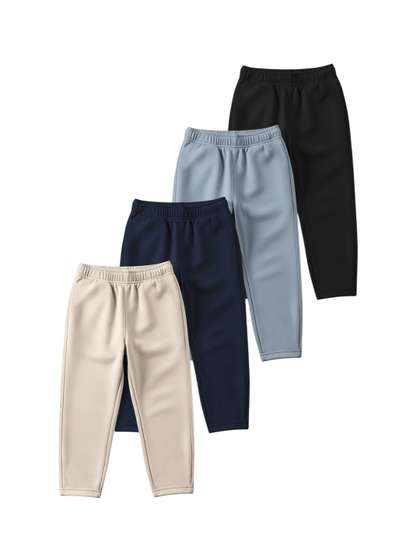 HELLCAT Boys Pack Of 4
                    Mid-Rise Track Pants