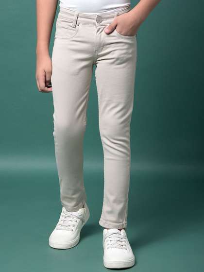 Crimsoune Club Boys Slim
                    Fit Mid-Rise No Fade Stretchable Jeans