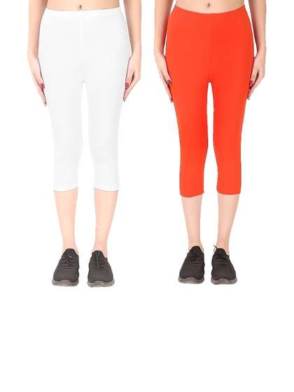 100LUCK Girls Mid-Rise Capris