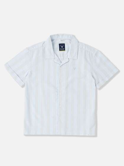 Allen Solly Junior Boys
                    Vertical Stripes Striped Regular Fit Casual Shirt