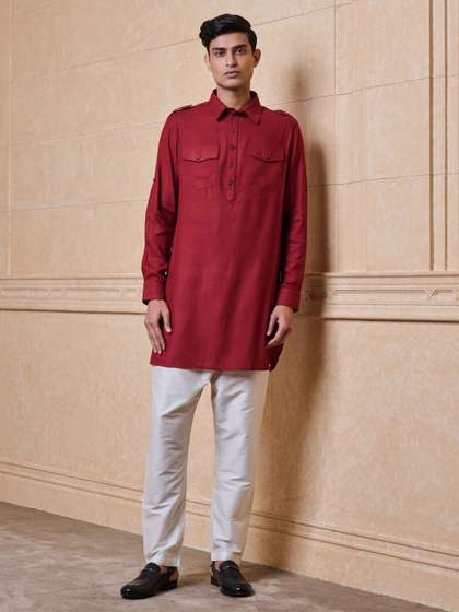 Buy Royal Mens Linen Pathani Suit Online at Low Prices in India