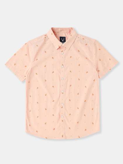 Allen Solly Junior Boys
                    Conversational Printed Spread Collar Pure Cotton
                    Casual Shirt