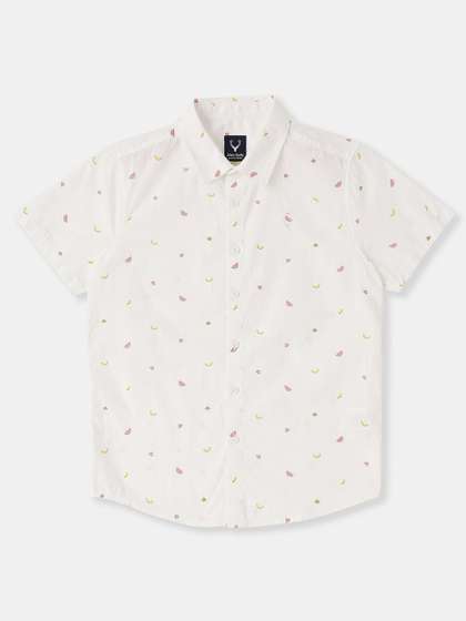 Allen Solly Junior Boys
                    Conversational Printed Spread Collar Pure Cotton
                    Casual Shirt