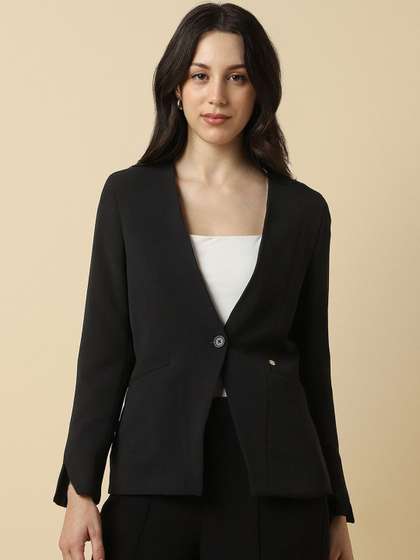 Allen Solly Woman
                        Single Breasted Formal Blazer